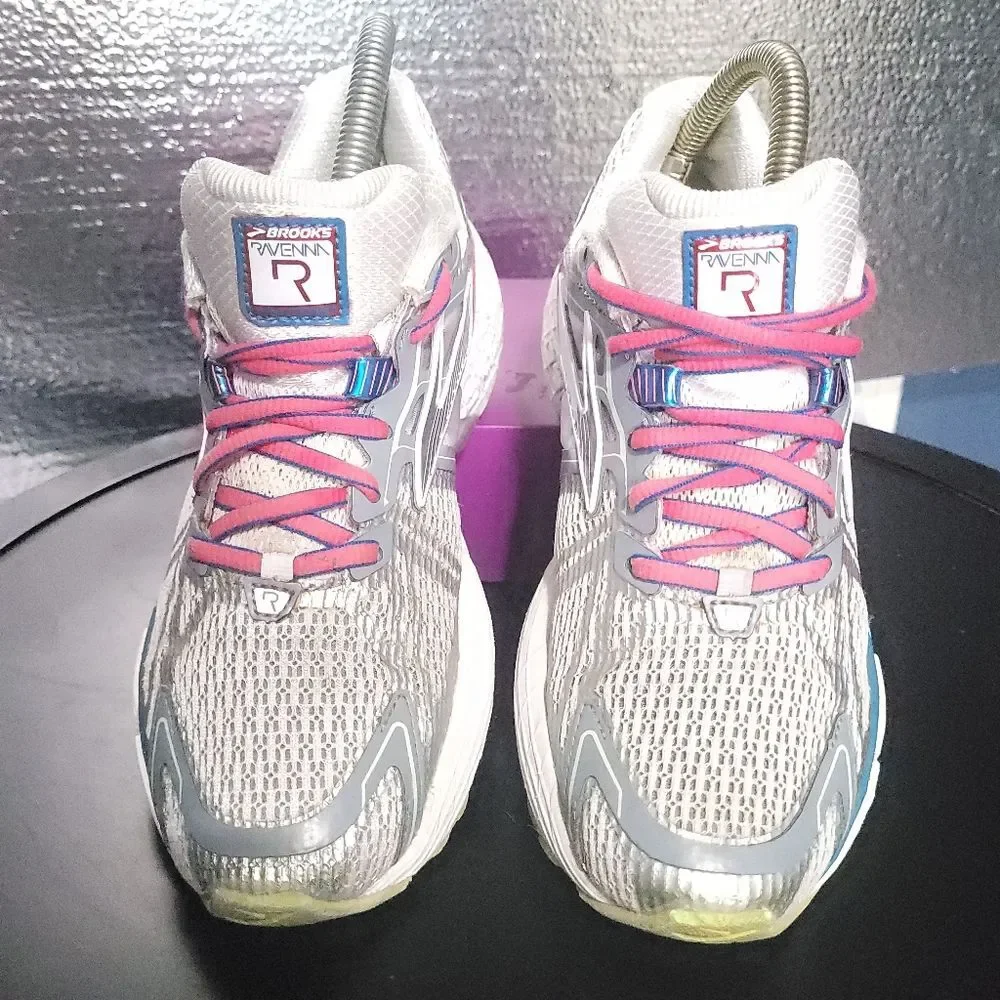Brooks Women's Brooks Ravenna 6 Raspberry Paradise Gray Running Shoes 7.5 B - Picture 5 of 13